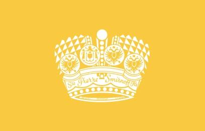 Crown on Yellow background