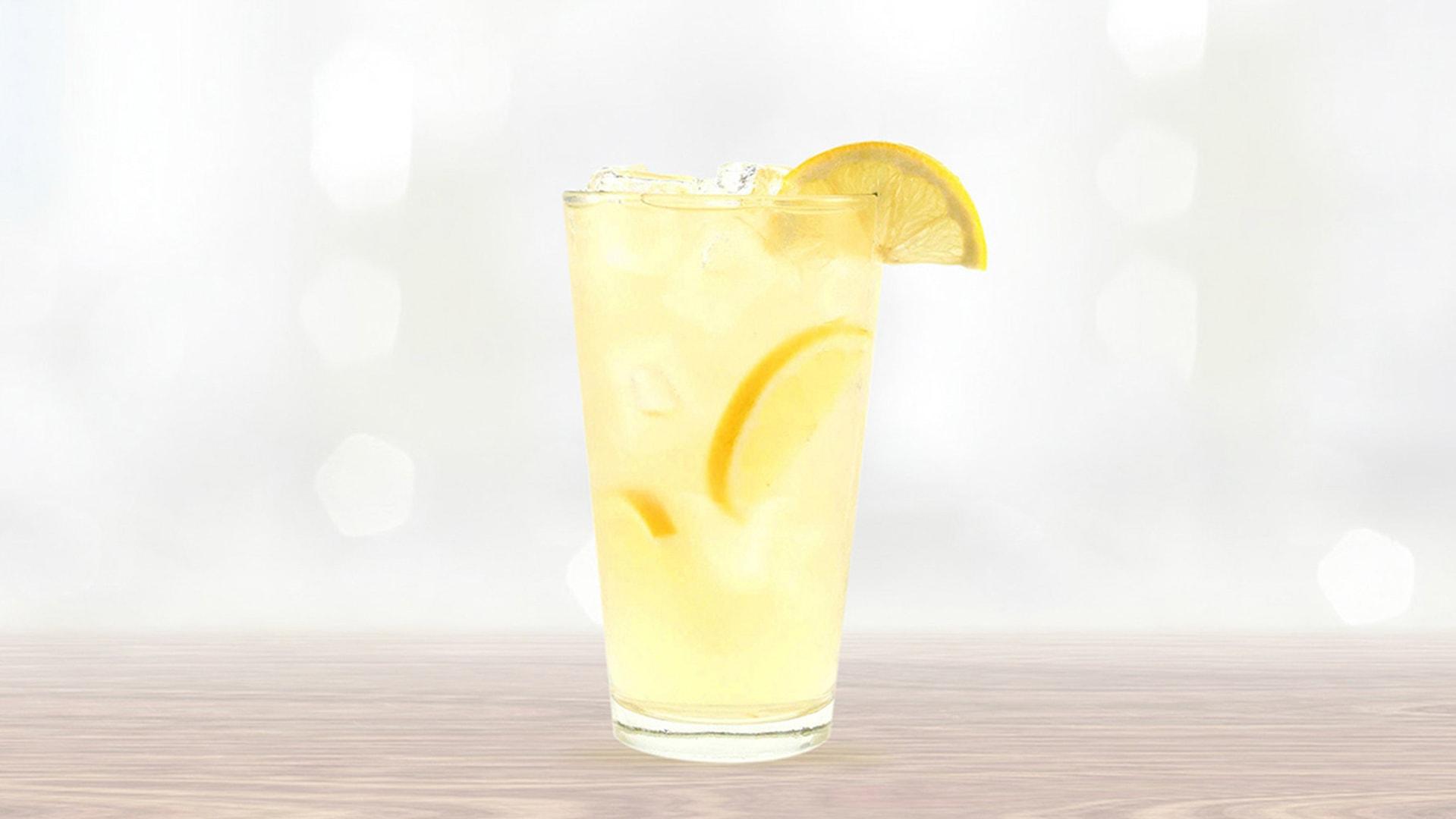 Freedom Lemonade on plain background