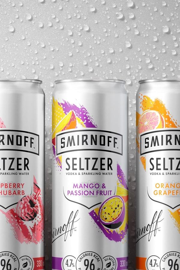 3x Smirnoff Seltzer Flavours