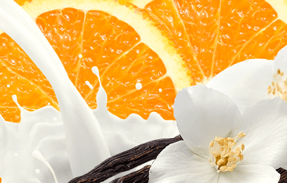 Orange, cream and vanilla